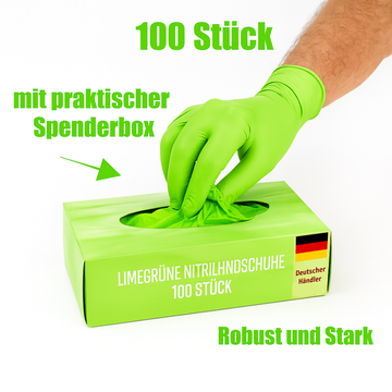 Limetten Version Gummihandschuhe extra stark verschiedene Farben Einweghandschuhe Einmalhandschuhe Nitrilhandschuhe Latexfrei Puderfrei Plastikhandschuh (Kopie) (Kopie) (Kopie)