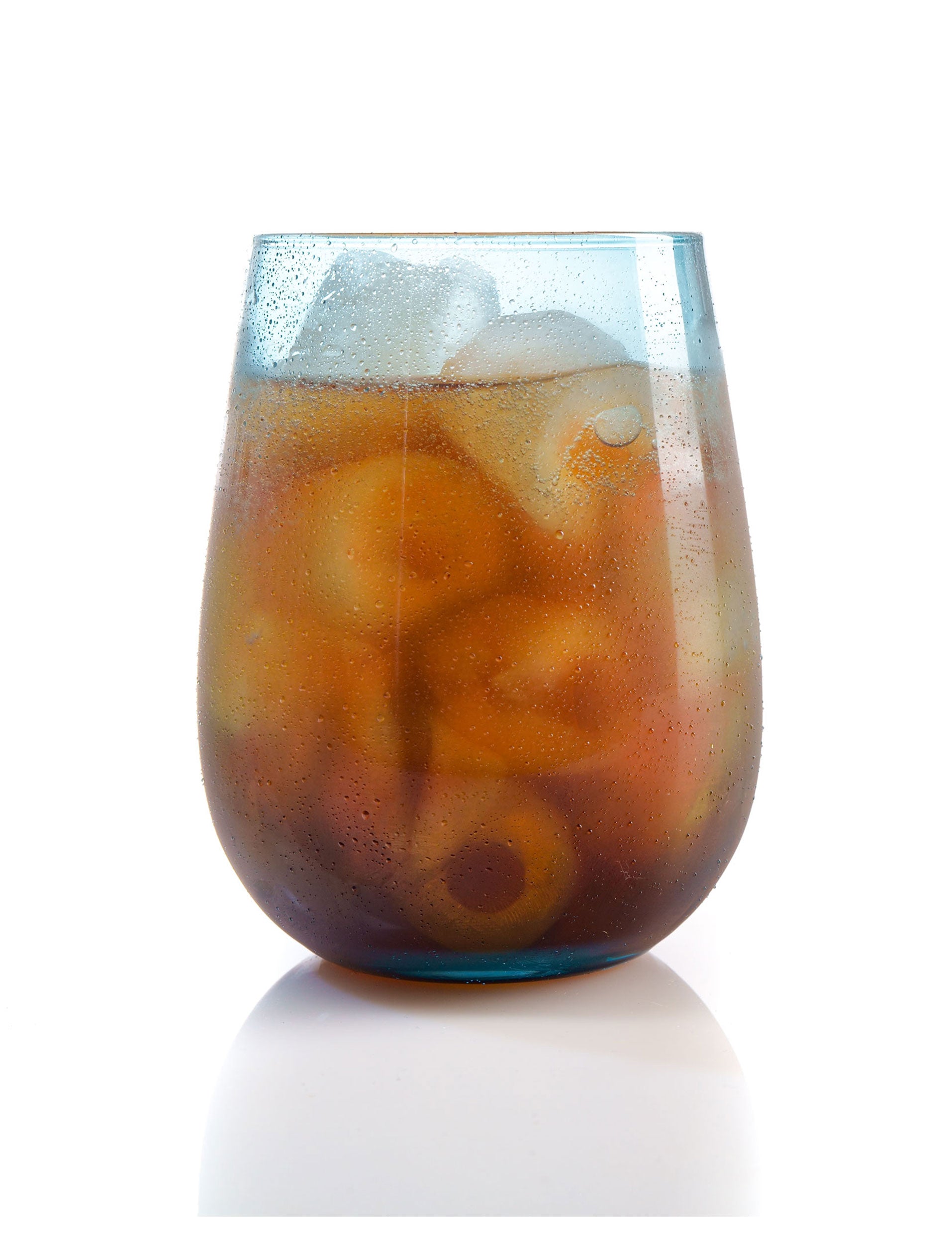 Mediterrane Gläser – 6er Set Trinkgläser im mediterranen Design, Ideal für Wasser, Saft & Cocktails