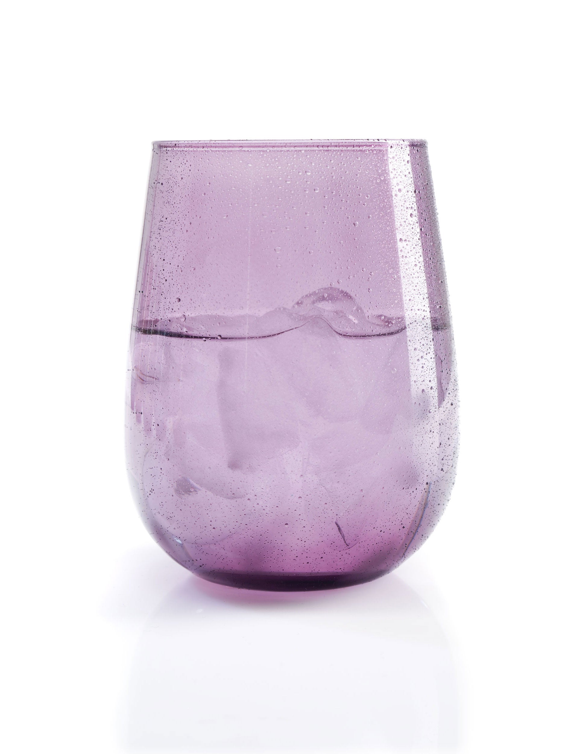 Mediterrane Gläser – 6er Set Trinkgläser im mediterranen Design, Ideal für Wasser, Saft & Cocktails