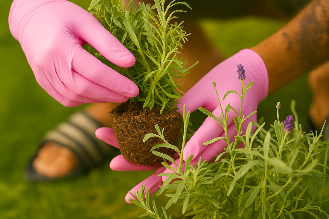 Rosa Version Gummihandschuhe extra stark verschiedene Farben Einweghandschuhe Einmalhandschuhe  Nitrilhandschuhe Latexfrei Puderfrei Plastikhandschuh