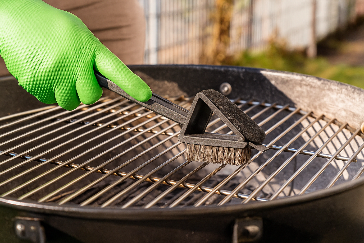 Green nitrile gloves, 2-3 times thicker with diamond texture, 50 pieces 