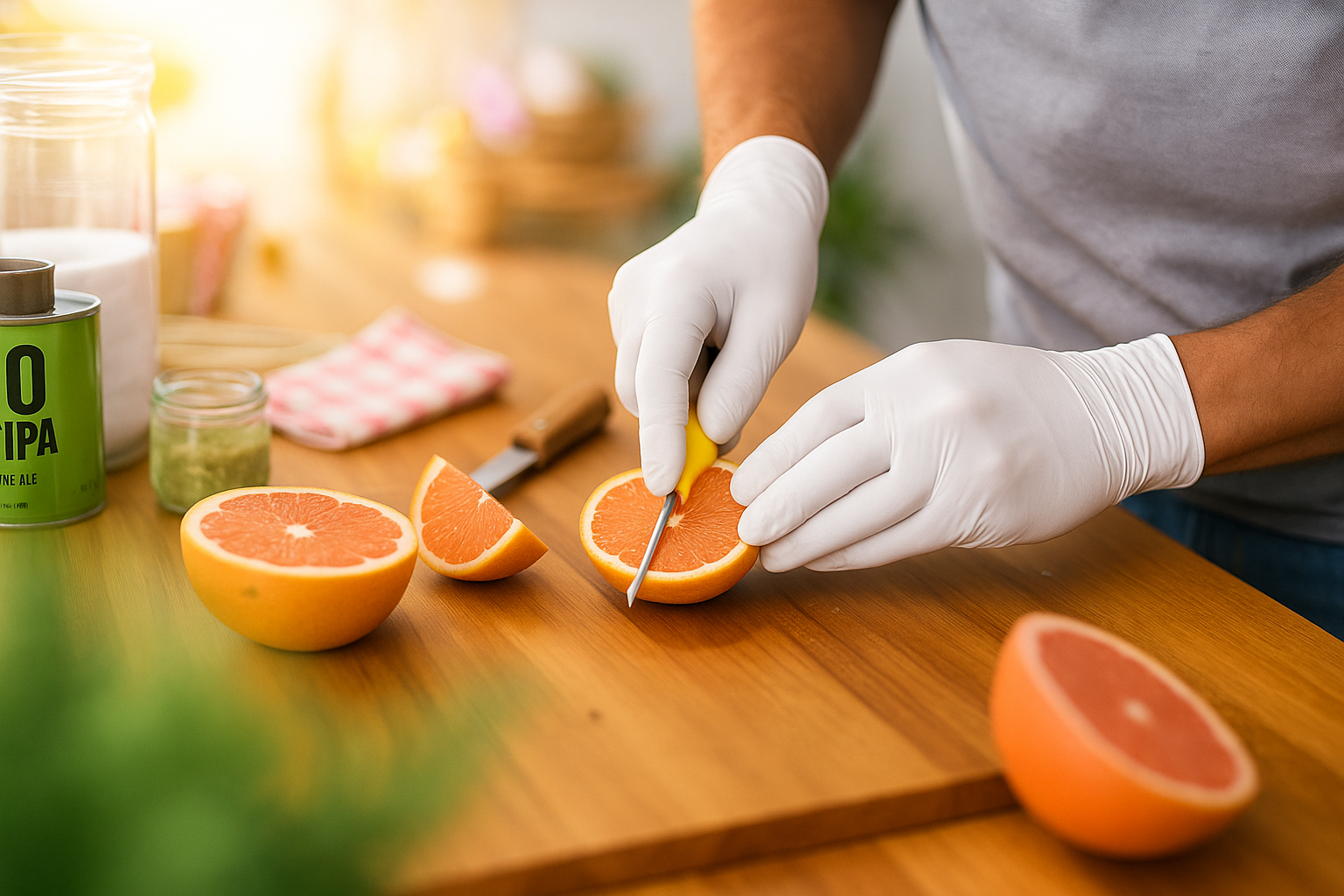 Nitrilhandschuhe Weiß – Medizinische Nitril Einmalhandschuhe, Puderfrei & Latexfrei (100 Stück)