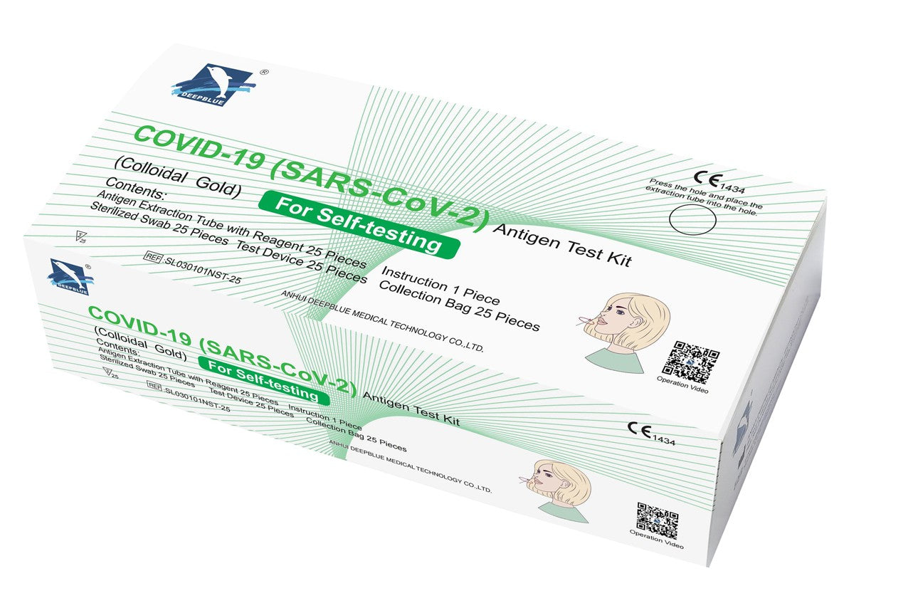 COVID-19 (SARS-CoV-2) Antigen Test Kit  (Colloidal Gold)