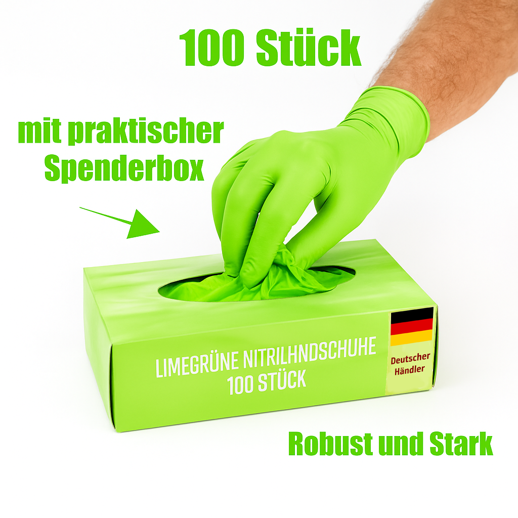 Limetten Version Gummihandschuhe extra stark verschiedene Farben Einweghandschuhe Einmalhandschuhe  Nitrilhandschuhe Latexfrei Puderfrei Plastikhandschuh (Kopie) (Kopie) (Kopie)