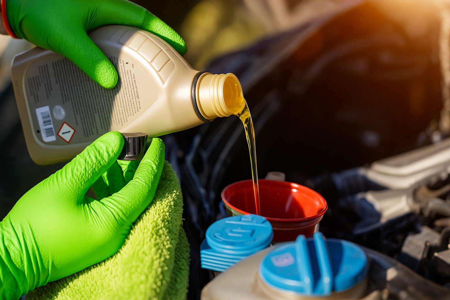 Green nitrile gloves, 2-3 times thicker with diamond texture, 50 pieces 