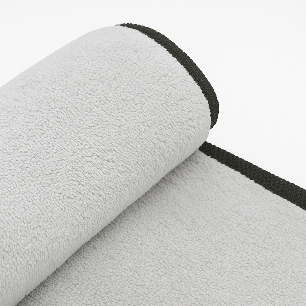 Mikrofasertücher Hellgrau – 600 GSM Premium Reinigungstücher 30×30 cm, Saugstark & Fusselfrei