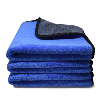 3 x Mikrofasertuch BLAU 500 GSM