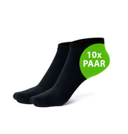 Calcetines deportivos unisex negros 10 pares diferentes tamaños calcetines deportivos hombre/mujer 95% algodón 5% elastano 